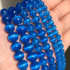 Natural Moonstone Cat Eye Beads — DIY Jewelry Making Strand