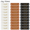 Handmade PU Leather Sew-On Labels with Love Heart Design (Set of 30)