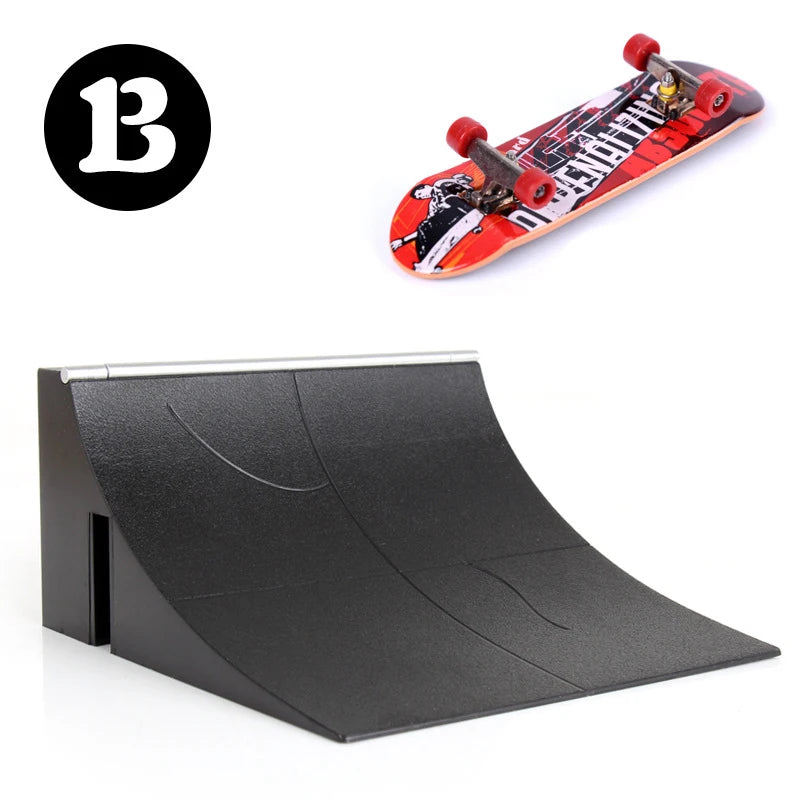 Finger Skateboard Park Playset with Ramps for Kids