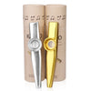 Gold-Plated Metal Kazoo with 5 Replacement Films
