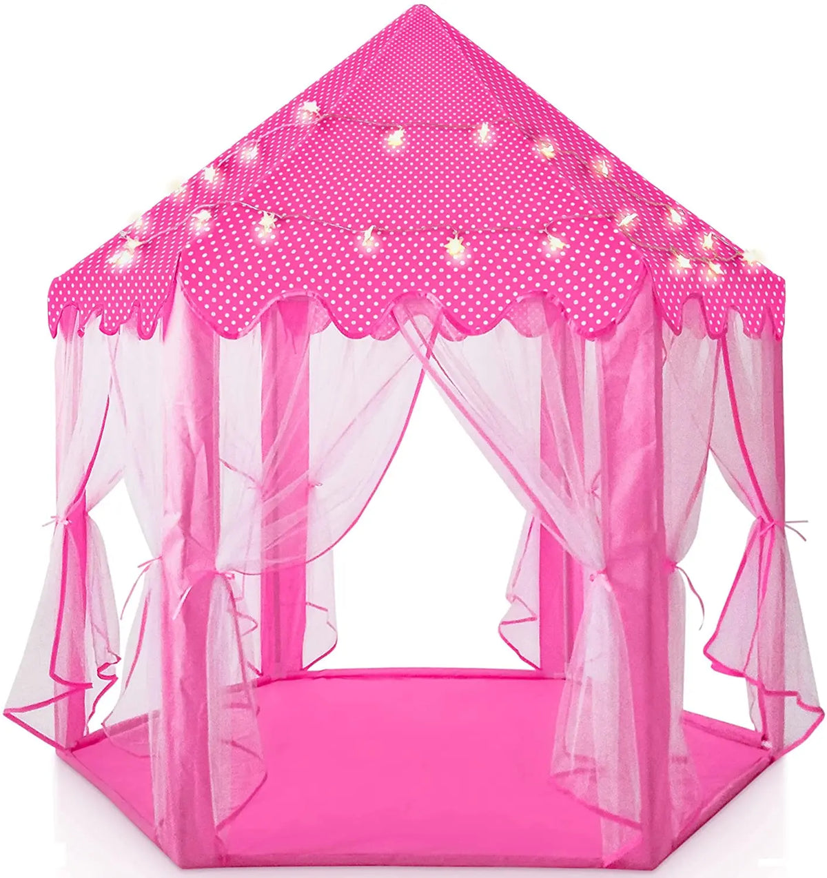 Kids' Princess Castle Play Tent – Foldable Indoor Tipi for Imaginative Play