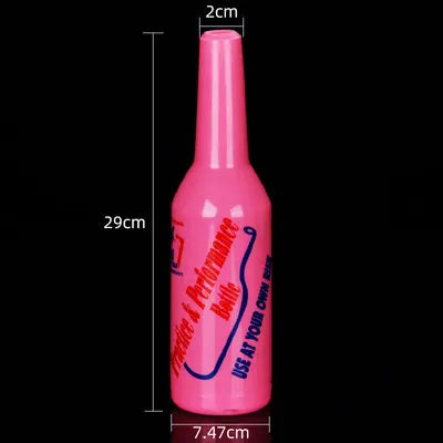 Durable Plastic Bartender Flair Practice Bottle