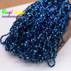 2mm Triangle Crystal Glass Beads for Jewelry Making (Approx. 130 Pieces)
