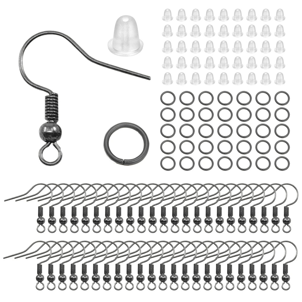 Hypoallergenic Earring Hook Kit for DIY Jewelry Making