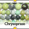 Natural Green Peridot Quartz Round Beads Strand