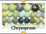 Natural Green Peridot Quartz Round Beads Strand