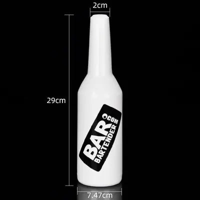 Durable Plastic Bartender Flair Practice Bottle