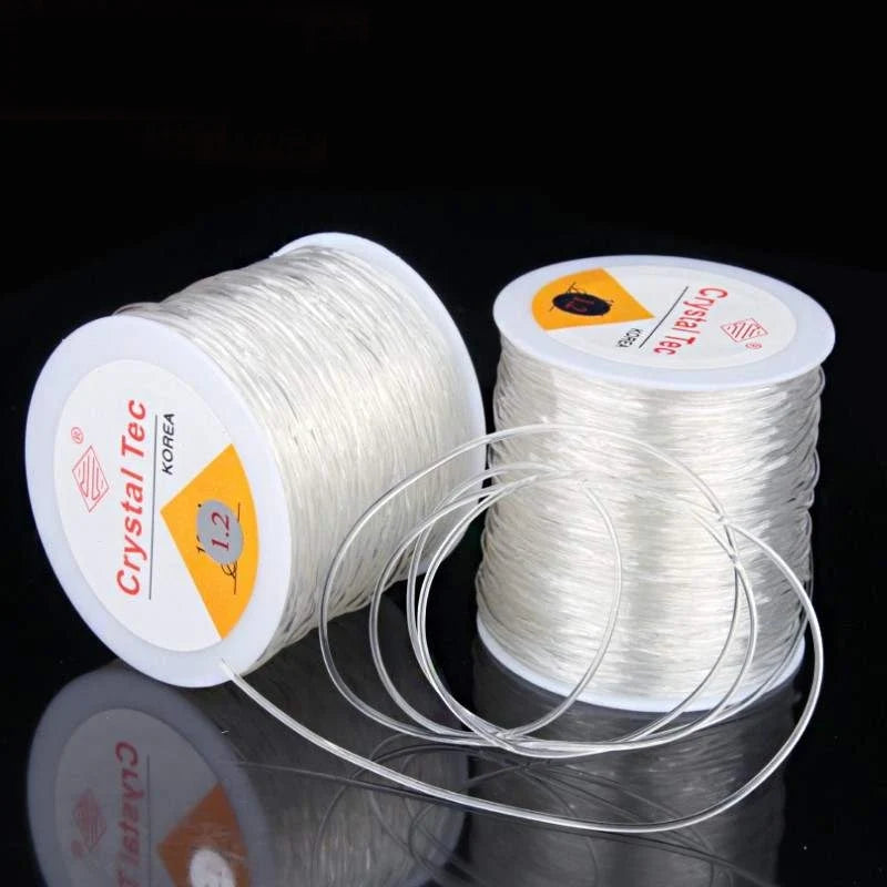 Elastic Crystal Beading Cord - 100m Roll for Jewelry Making