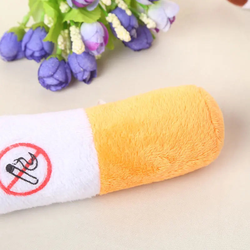 Funny Cigarette-Shaped Plush Pillow