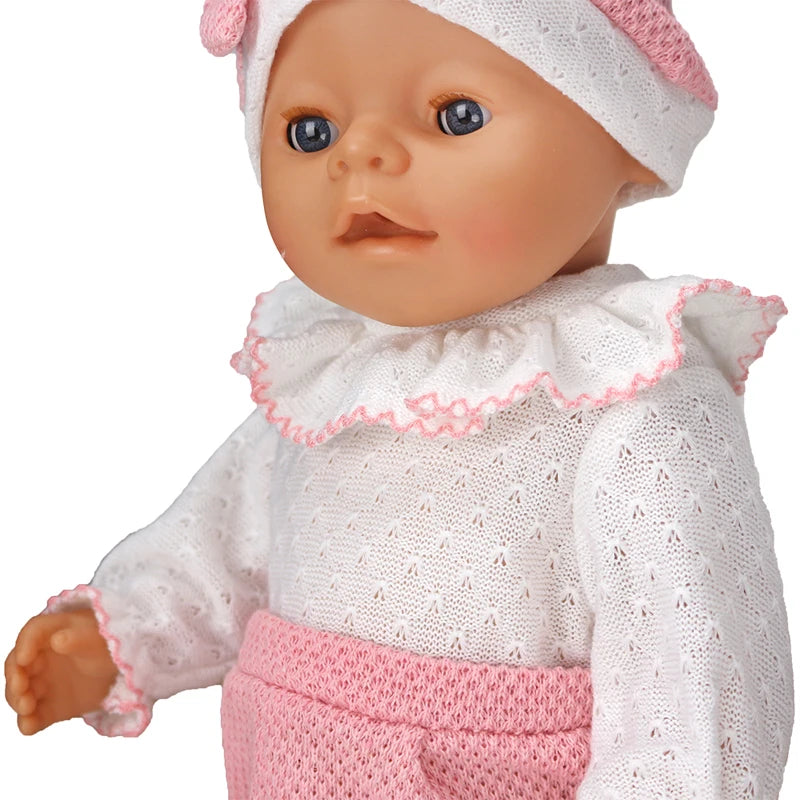 Doll Outfit Set with Hat for 17-43 cm Baby Dolls