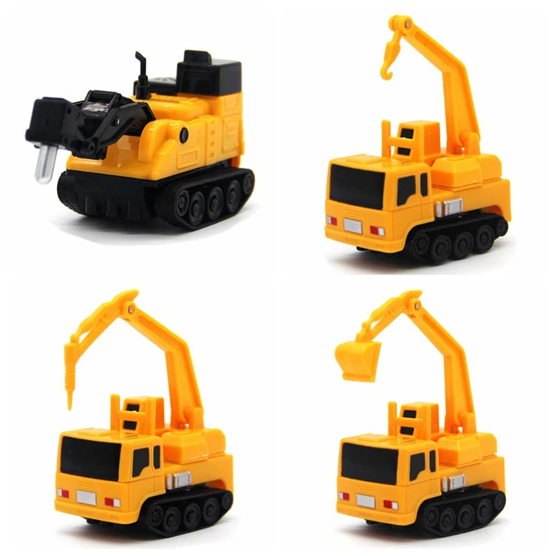 Yellow and black line-following robot toy car with an attached pen.