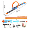 Double-Loop Racing Track Set with Inertia Cars