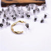 Silicone Earring Backs with Metal Posts – Jewelry Making Findings (Gold, Silver, Rose Gold)
