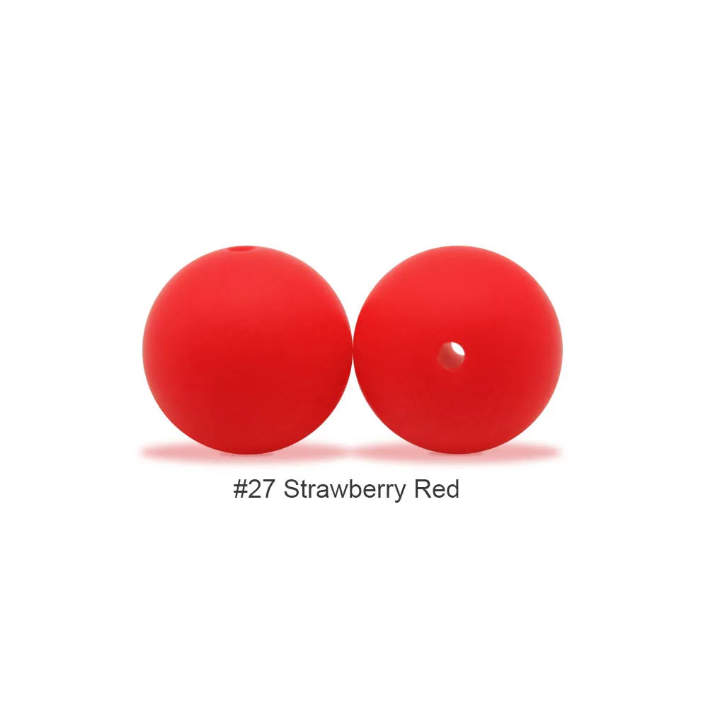 Food-Grade Silicone Teether Beads for DIY Baby Accessories