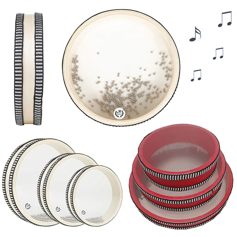 Ocean Wave Drum – Montessori Wooden Percussion Toy for Kids