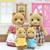 Forest Animal Family Dollhouse Set with Mini Furniture