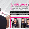 6x5 HD Transparent Lace Front Wig with Pre-Cut Glueless Design, Kinky Curly Human Hair