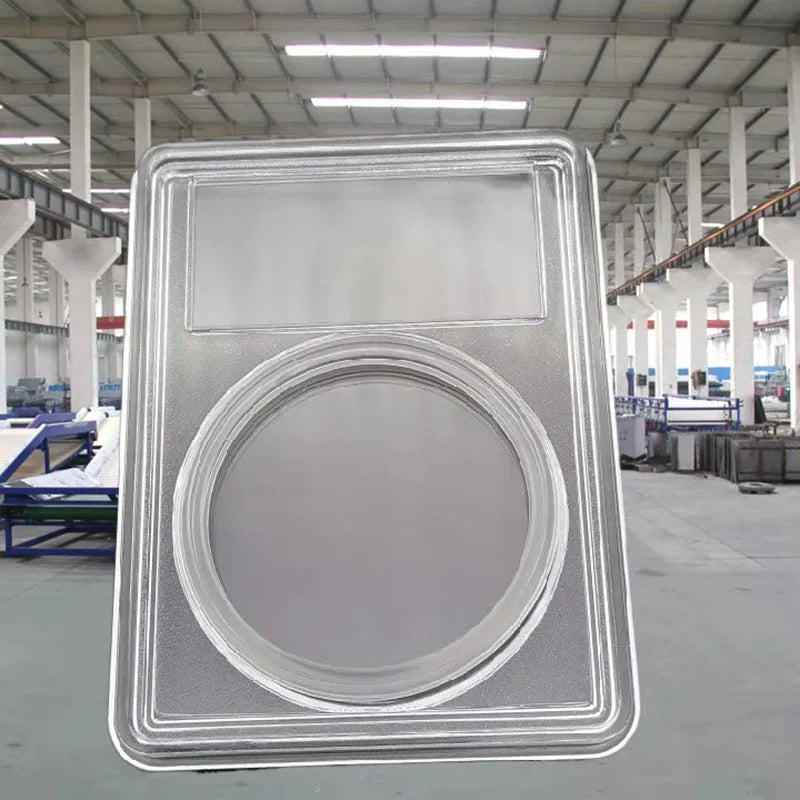 Crystal Clear Coin Display Holder with Protective Slab