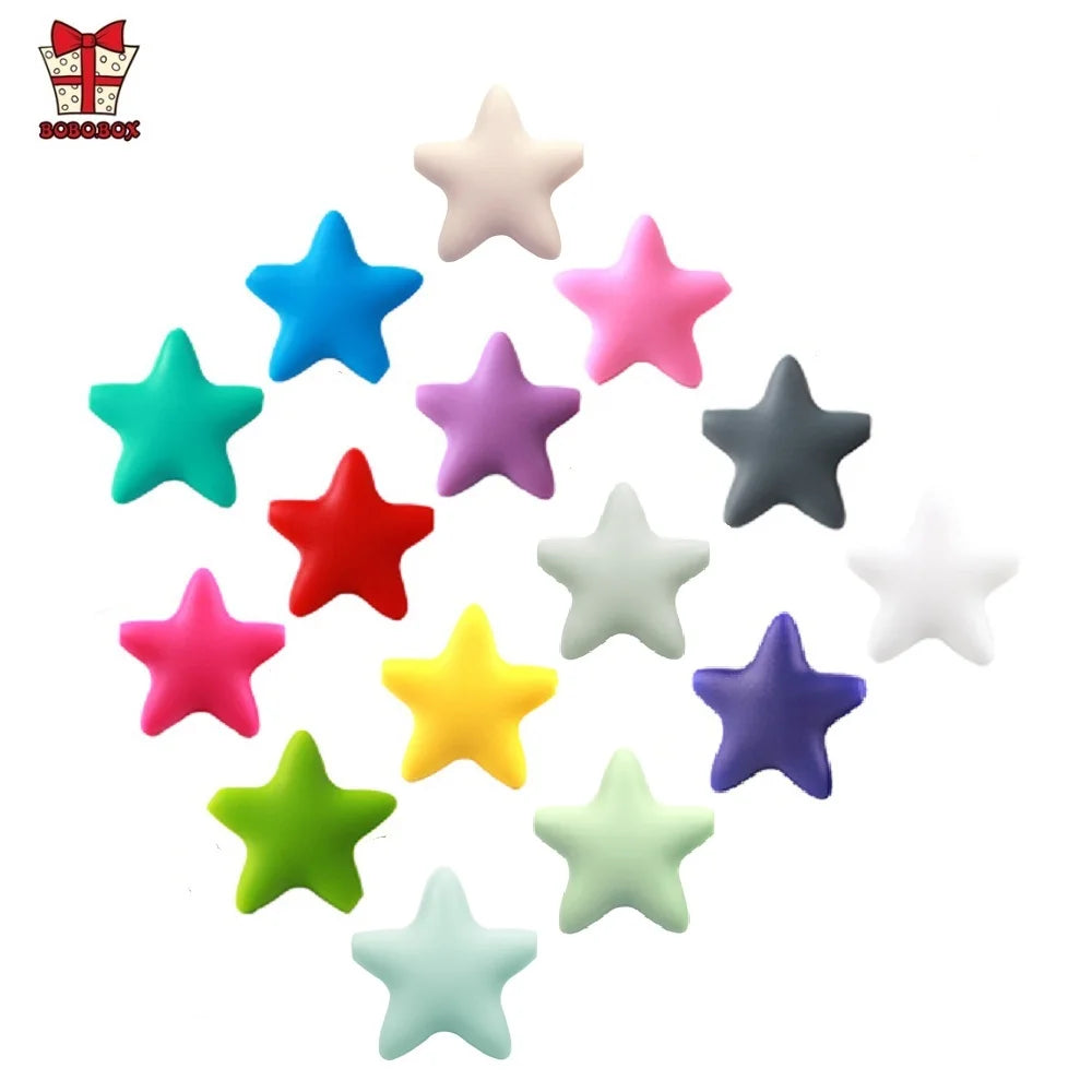 Silicone Teether Beads for DIY Baby Necklaces