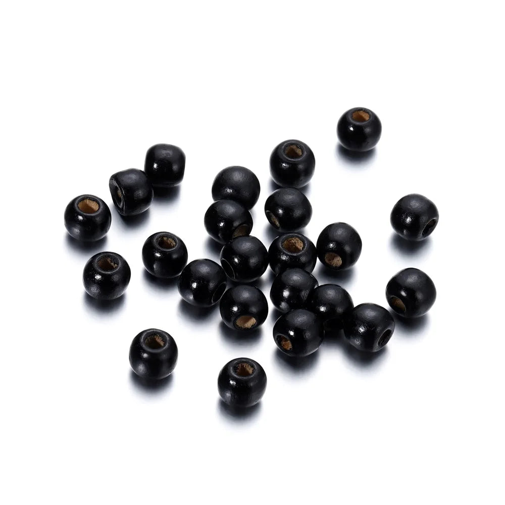 Natural Wooden Spacer Beads for Jewelry Making and Crafting