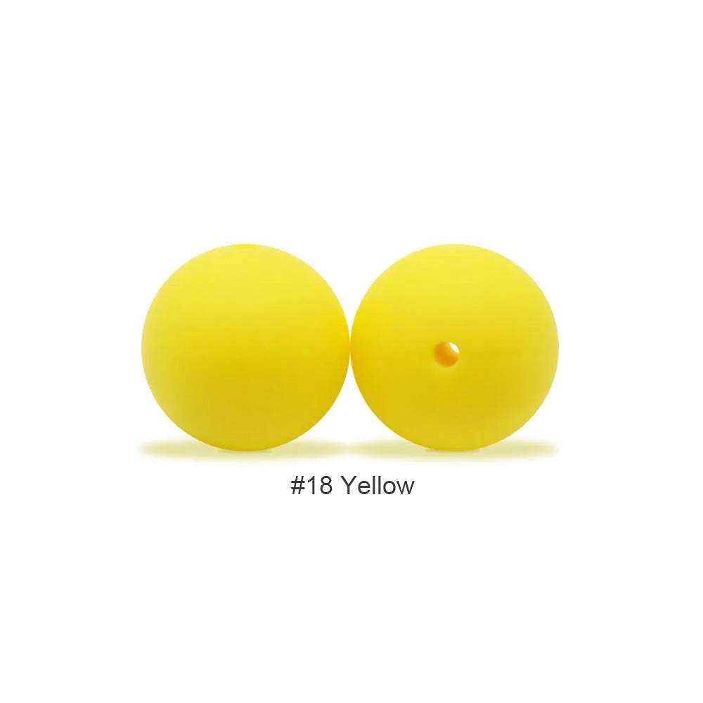 Food-Grade Silicone Teether Beads for DIY Baby Accessories