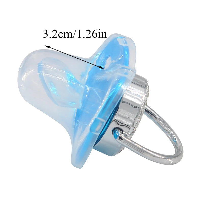 Rhinestone Crown Pacifier for Babies – Soft Silicone Soother with Elegant Sparkle