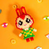 A set of Creative Animal Friends building blocks featuring a rabbit figure in red and yellow.