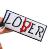 Lover or Loser Embroidered Iron-On Patch Set (2 Pack)