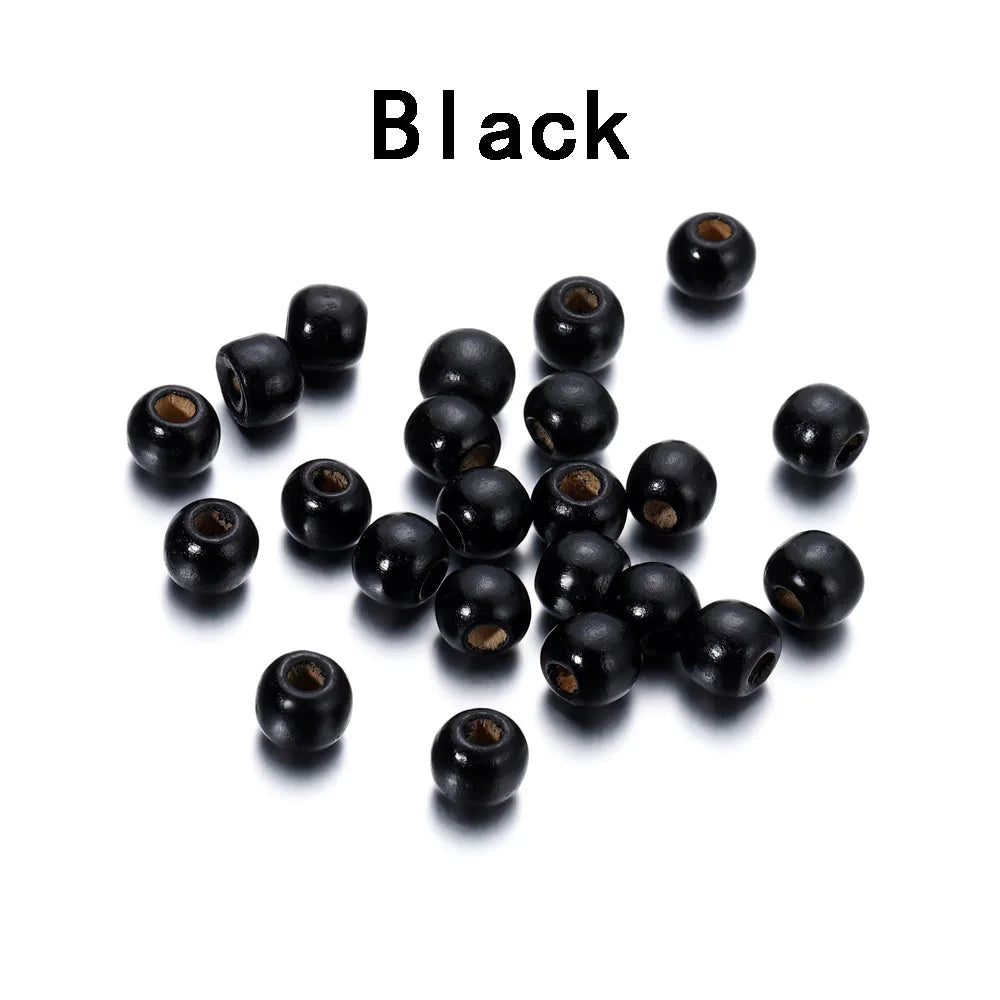 Natural Wooden Spacer Beads for Jewelry Making and Crafting