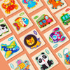 Wooden 3D Cartoon Animal Jigsaw Puzzle for Kids
