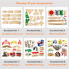 Wooden Train Track Expansion Set – Compatible with All Major Brands