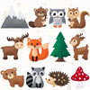 Woodland Animals Felt Sewing Craft Kit for Kids