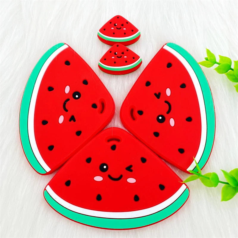 Watermelon Silicone Baby Teether with Pendant