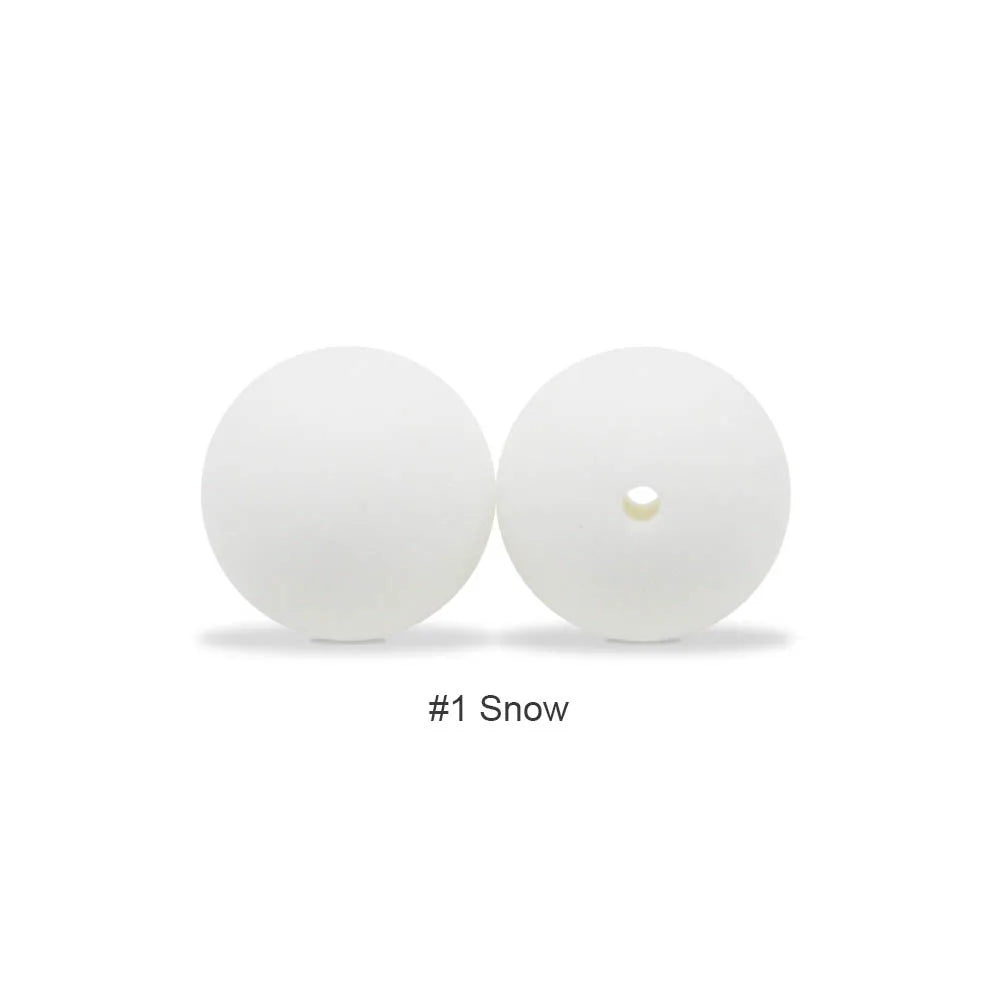 Food-Grade Silicone Teether Beads for DIY Baby Accessories