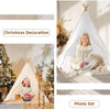 Kids' Foldable Teepee Play Tent with Curtains