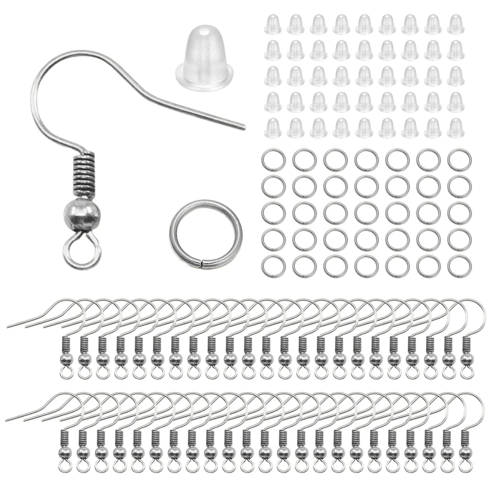 Hypoallergenic Earring Hook Kit for DIY Jewelry Making