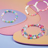 Rainbow Polymer Clay Bead Kit for DIY Jewelry Making