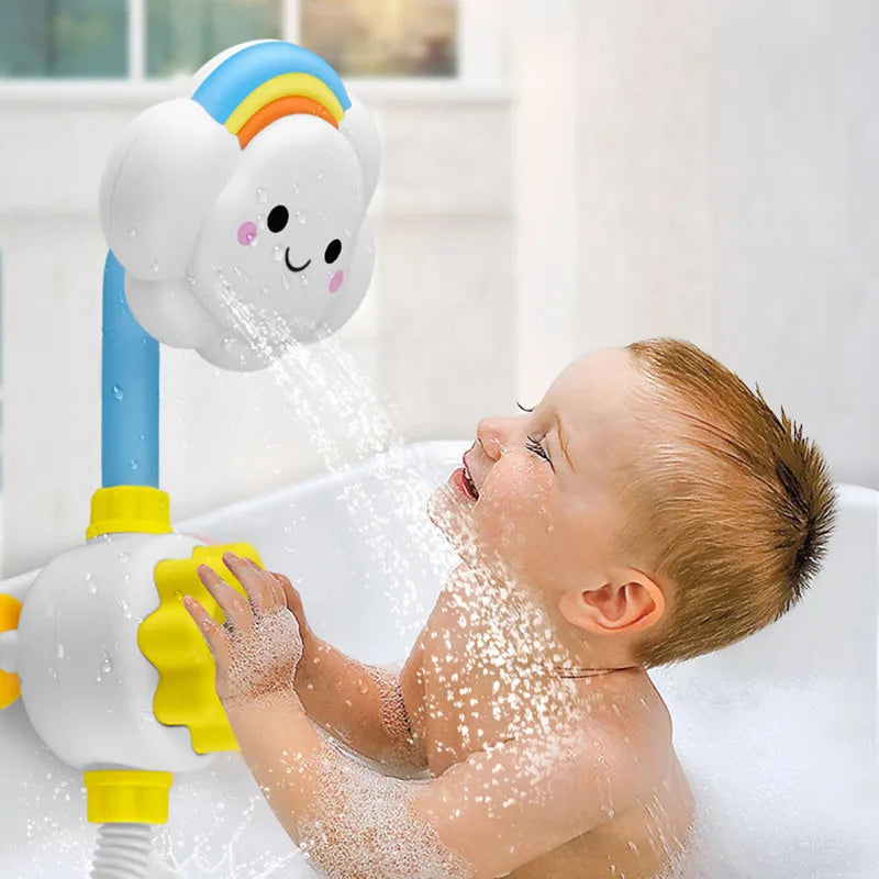 Cloud-Shaped Bath Spray Toy for Kids
