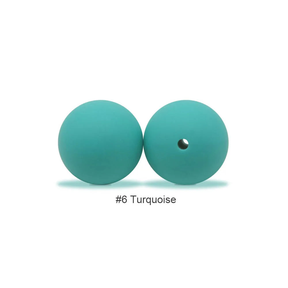 Food-Grade Silicone Teether Beads for DIY Baby Accessories
