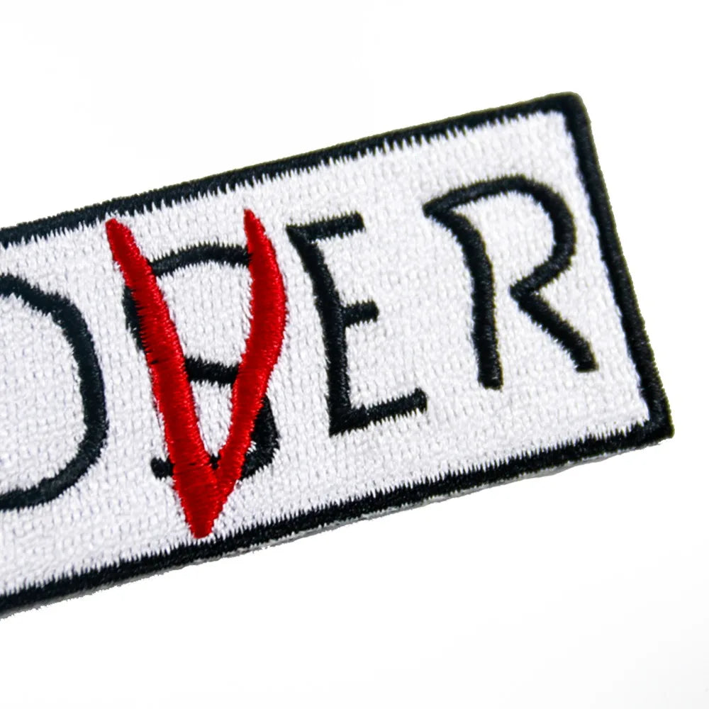 Lover or Loser Embroidered Iron-On Patch Set (2 Pack)