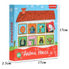 A box of a Keeprae Animal House magnetic matching game featuring various animals in colorful frames.