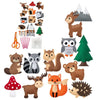 Woodland Animals Felt Sewing Craft Kit for Kids