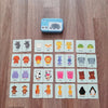 Toddler Card Matching Puzzle Game – Fun Learning Cards in a Travel-Friendly Tin