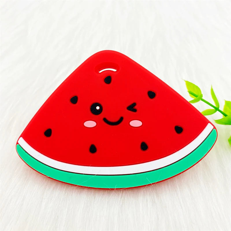 Watermelon Silicone Baby Teether with Pendant