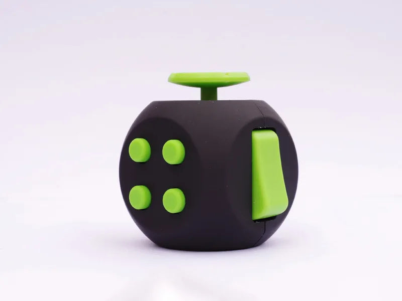 12-Side Fidget Cube for Stress Relief and Focus