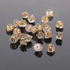 Silicone Earring Backs with Copper Ring – Comfortable Earring Stoppers for Jewelry Making