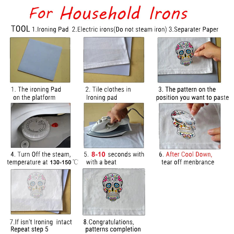 Enchanted Princess Iron-On Patch for DIY Clothing Decor