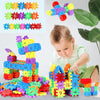 60-Piece Colorful Interlocking Building Blocks for Kids