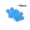 Crown Shaped Silicone Beads for DIY Jewelry & Teethers