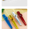 Gold-Plated Metal Kazoo with 5 Replacement Films